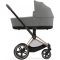 Коляска 2 в 1 Cybex Priam 4.0 Mirage Grey шасси Rosegold