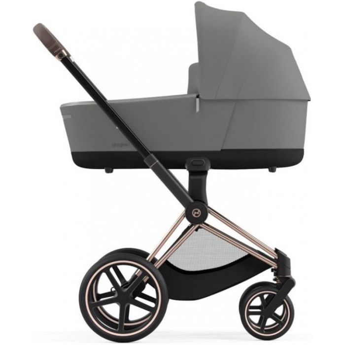 Коляска 2 в 1 Cybex Priam 4.0 Mirage Grey шасси Rosegold