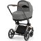 Коляска 2 в 1 Cybex Priam 4.0 Mirage Grey шасси Rosegold