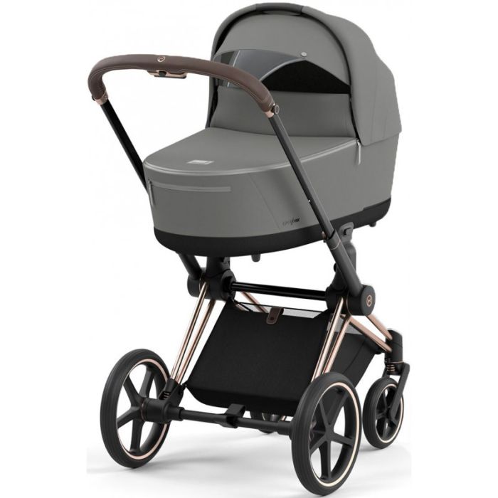 Коляска 2 в 1 Cybex Priam 4.0 Mirage Grey шасси Rosegold