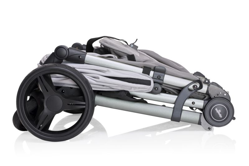 Прогулянкова коляска Baby Design WAVE 107 SILVER GRAY