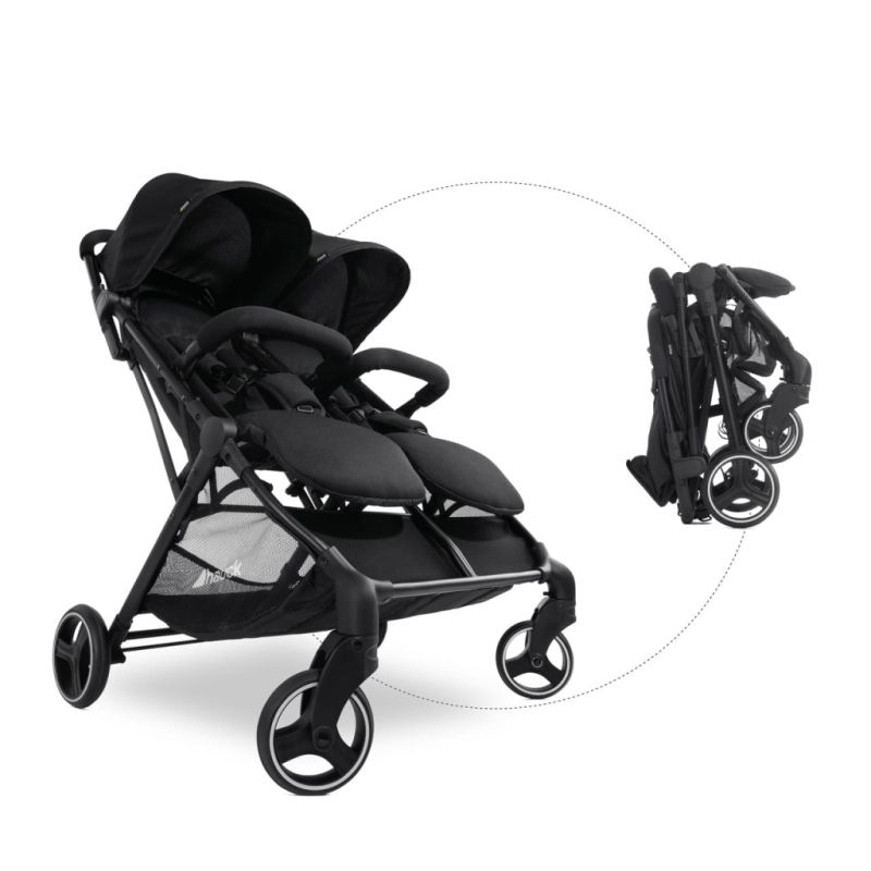 Прогулянкова коляска для двійні Hauck Swift X Duo Black