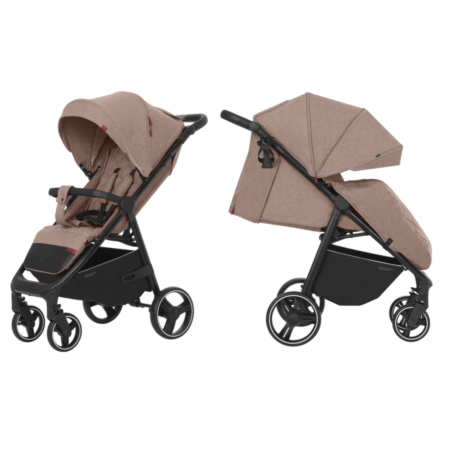 Коляска прогулочная Carrello Bravo CRL-8512 Linen Beige + дождевик L