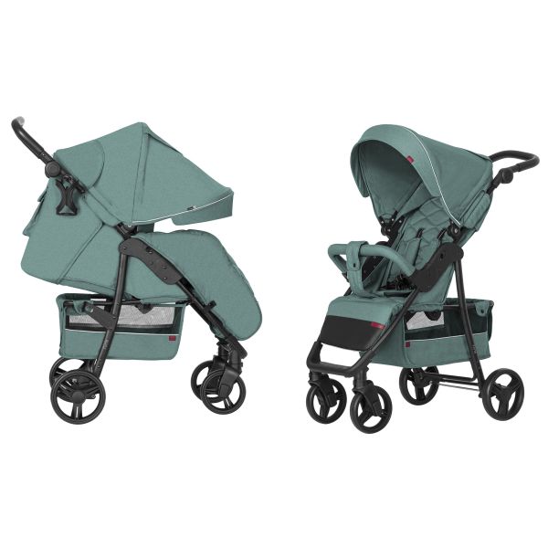 Прогулянкова коляска CARRELLO Forte CRL-8502 (Pine Green + дощовик M)