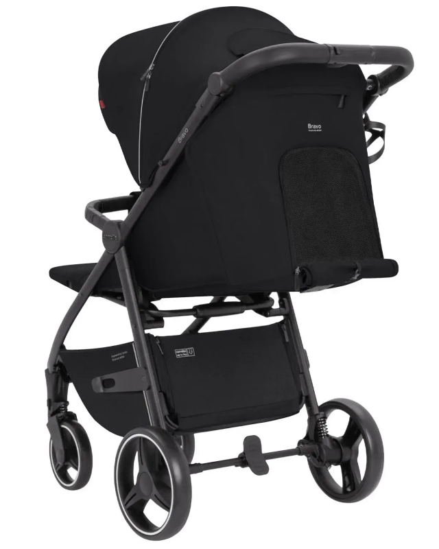 Коляска прогулочная CARRELLO Bravo CRL-8512 Pure Black 2024