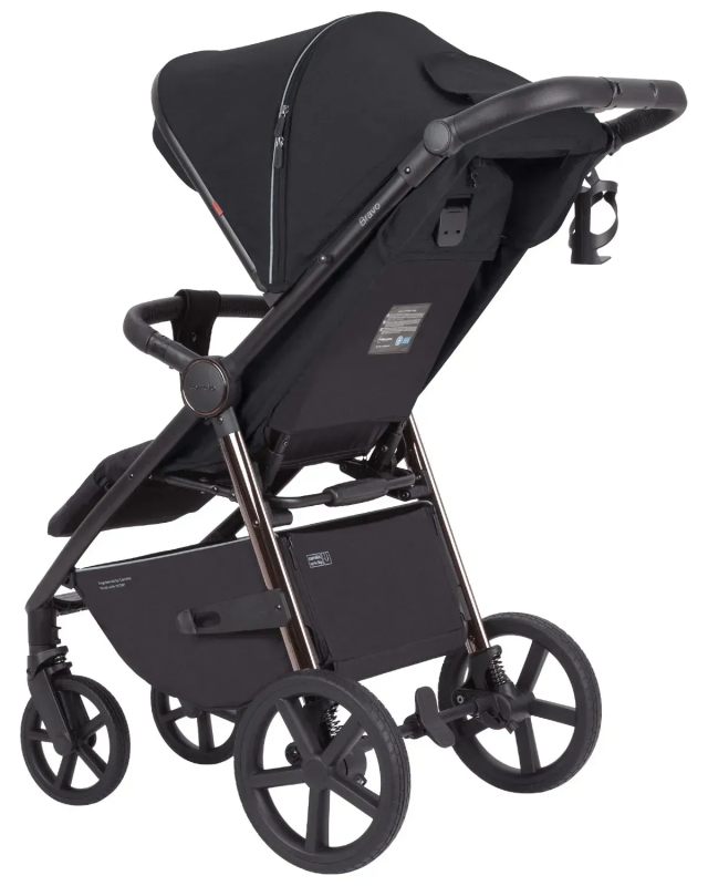 Прогулянкова коляска CARRELLO Bravo Plus CRL-5515 Jet Black 2024