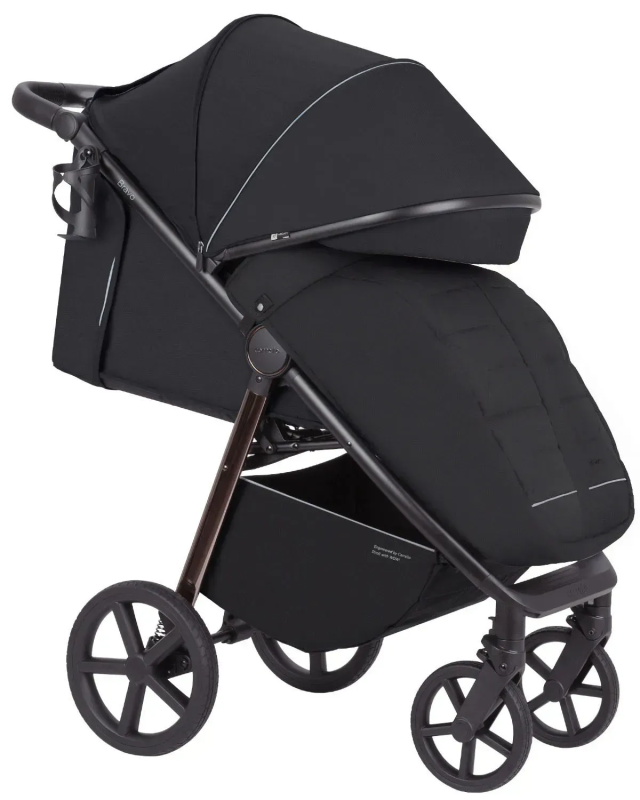 Коляска прогулочная CARRELLO Bravo Plus CRL-5515 Jet Black 2024
