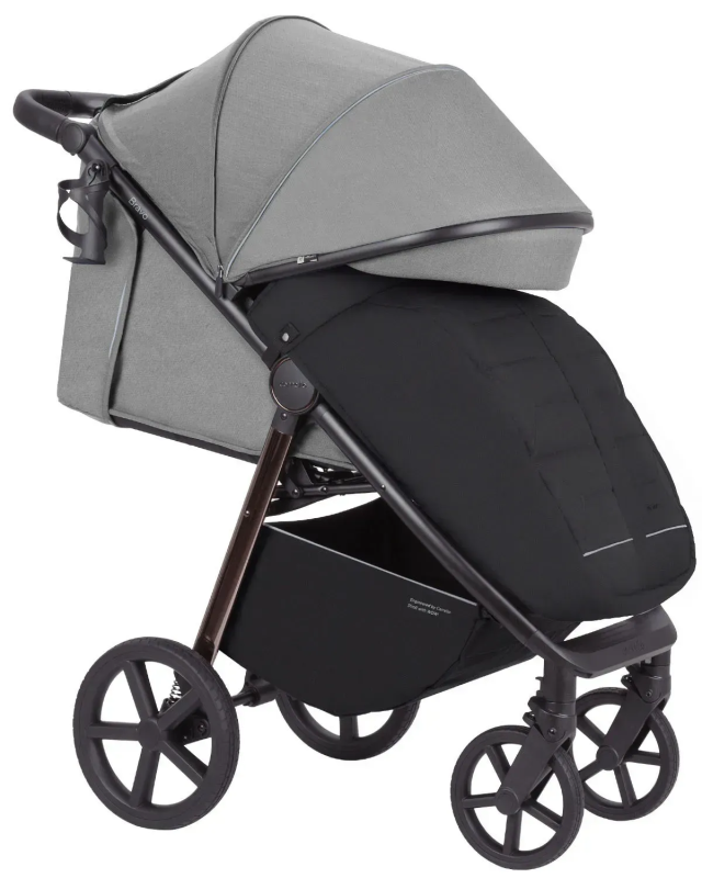 Прогулянкова коляска CARRELLO Bravo Plus CRL-5515 Mist Grey 2024