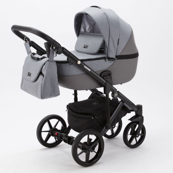 Коляска 2 в 1 Adamex Bibione PS-59 Tip (сірий)