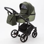 Коляска 2 в 1 Adamex Bibione  PS-90  Tip (зеленый перламутр)