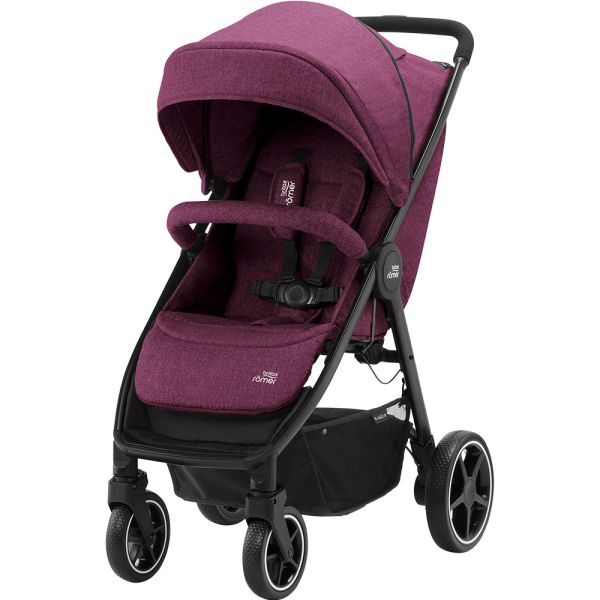 Прогулянкова коляска BRITAX-ROMER B-AGILE M Cherry Wine Прогулянкова коляска BRITAX-ROMER B-AGILE M Cherry Wine