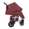 Коляска прогулочная CARRELLO Vista CRL-5511 Ruby Red в льне +дождевик L /1/ MOQ