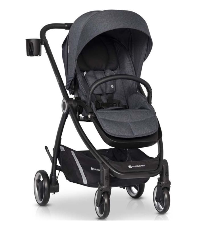 Коляска 2 в 1 Euro-Cart Crox Coal
