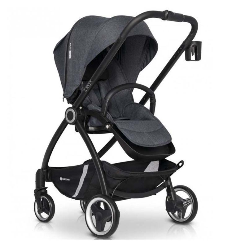 Коляска 2 в 1 Euro-Cart Crox Coal