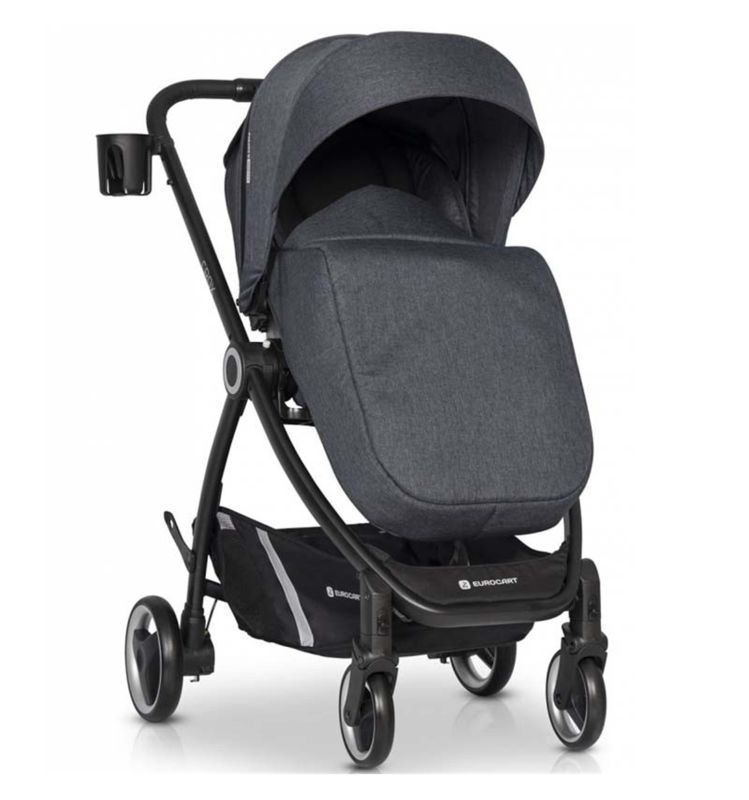 Коляска 2 в 1 Euro-Cart Crox Coal