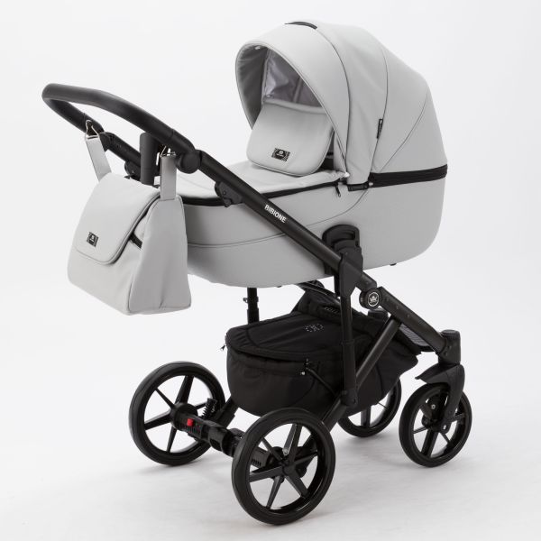 Коляска 2 в 1 Adamex Bibione  SA-03 (серый)