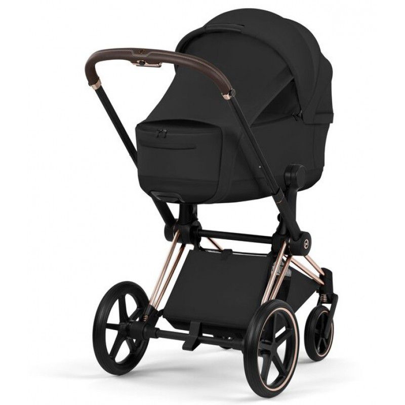 Коляска 2 в 1 Cybex Priam 5.0 Style Collection Sepia Black шасси Matt Black
