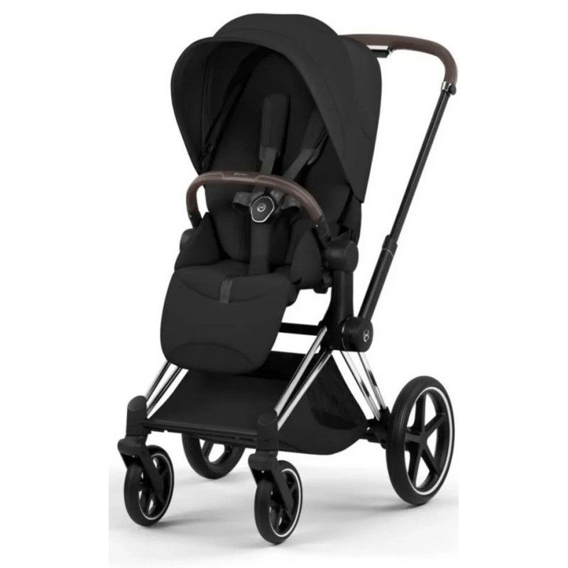Коляска 2 в 1 Cybex Priam 5.0 Style Collection Sepia Black шасси Chrome