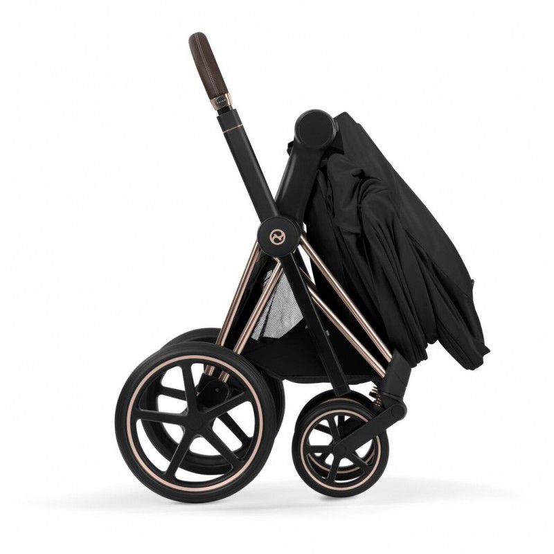 Коляска 2 в 1 Cybex Priam 5.0 Style Collection Sepia Black шасси Chrome