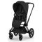 Коляска 2 в 1 Cybex Priam 5.0 Style Collection Sepia Black шасси Matt Black