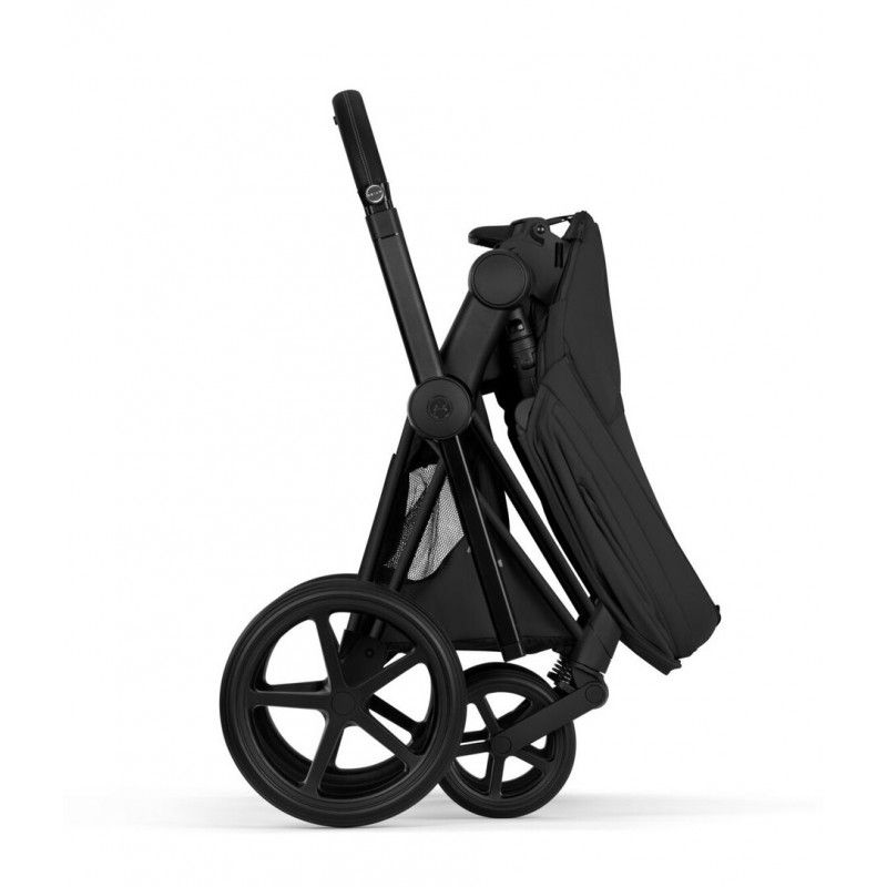 Коляска 2 в 1 Cybex Priam 5.0 Style Collection Sepia Black шасси Matt Black