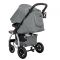 Коляска прогулочная CARRELLO Vista CRL-5511 Shark Gray в льне +дождевик L /1/ MOQ