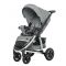 Коляска прогулочная CARRELLO Vista CRL-5511 Shark Gray в льне +дождевик L /1/ MOQ