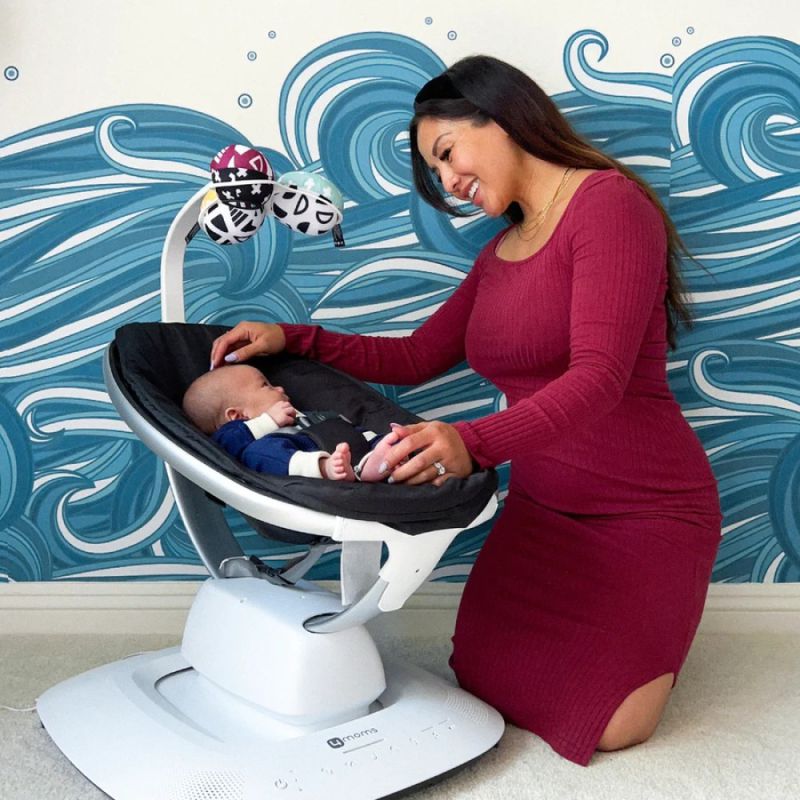 Крісло-гойдалка 4moms MamaRoo 5.0 Grey Classic