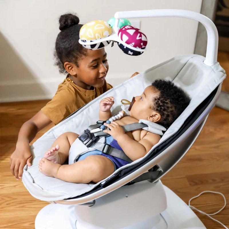 Крісло-гойдалка 4moms MamaRoo 5.0 Grey Classic