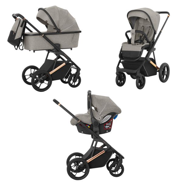 Коляска 3 в 1 CARRELLO Sigma CRL-6510 Sable Grey