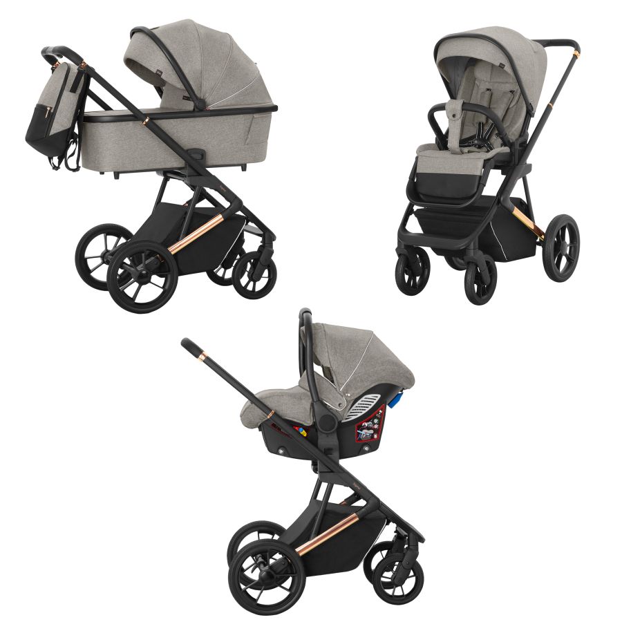 Коляска 3 в 1 CARRELLO Sigma CRL-6510 Sable Grey