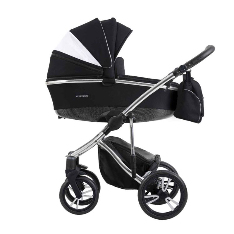 Коляска 2 в 1 Bebetto Bresso Premium SILVER 02