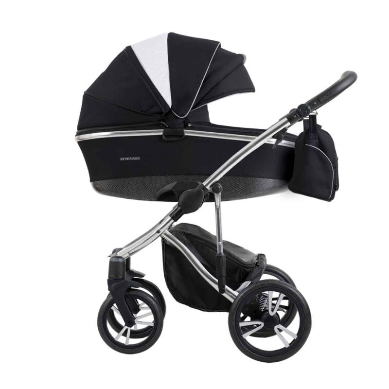 Коляска 2 в 1 Bebetto Bresso Premium SILVER 02