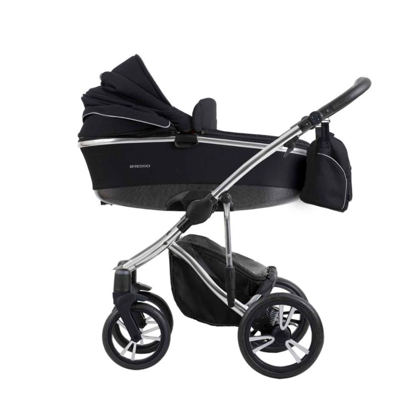 Коляска 2 в 1 Bebetto Bresso Premium SILVER 02
