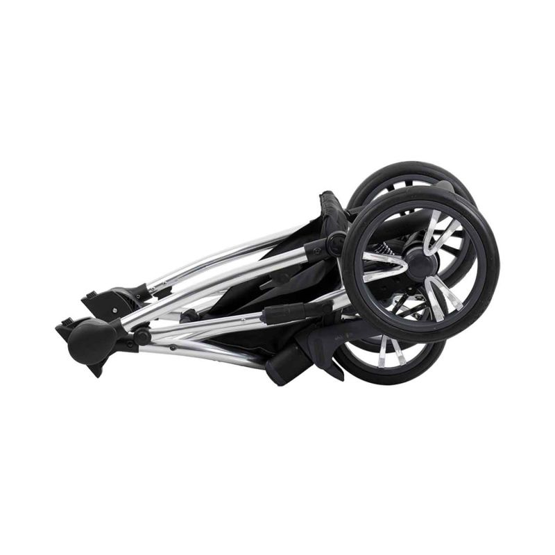 Коляска 2 в 1 Bebetto Bresso Premium SILVER 02
