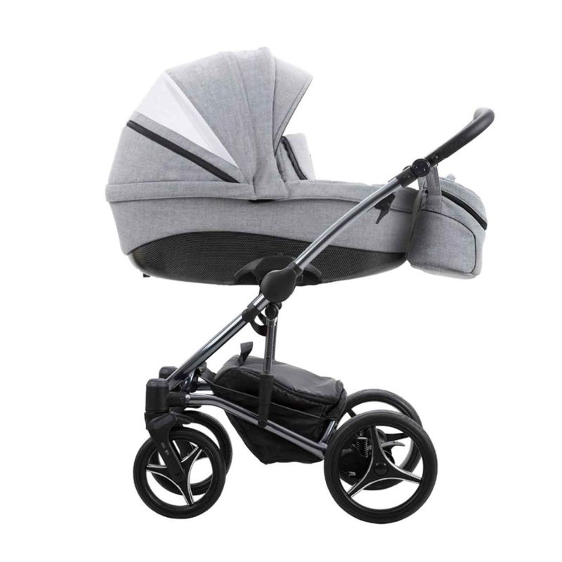 Коляска 2 в 1 Bebetto Tito Premium DARK 02