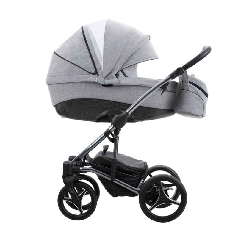 Коляска 2 в 1 Bebetto Tito Premium DARK 02