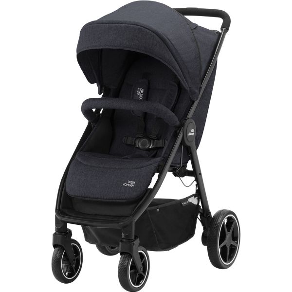 Прогулянкова коляска BRITAX-ROMER B-AGILE M Black Shadow Прогулянкова коляска BRITAX-ROMER B-AGILE M Black Shadow