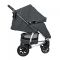 Коляска прогулочная CARRELLO Vista CRL-5511 Steel Gray в льне +дождевик L /1/ MOQ
