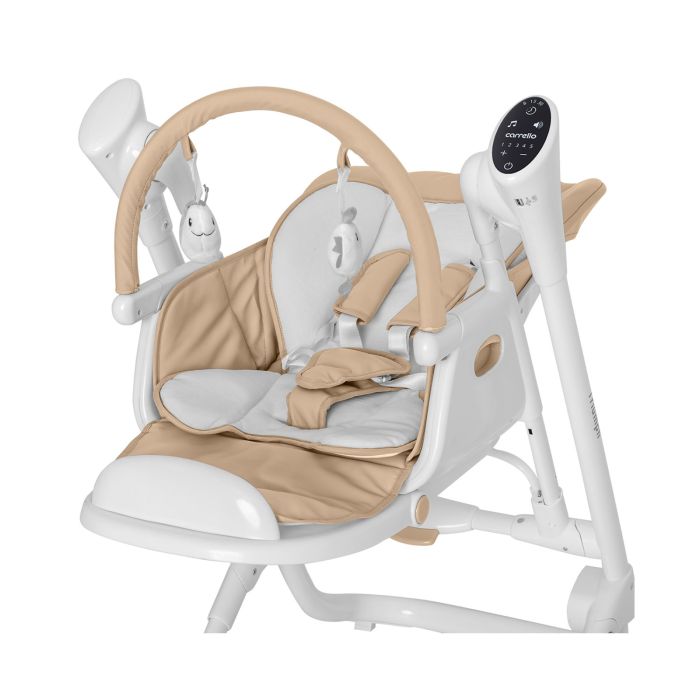 Стільчик-гойдалка CARRELLO Triumph сенсорна панель CRL-10302 Cocoa Brown
