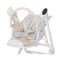 Стульчик-качели CARRELLO Triumph сенсорная панель CRL-10302 Cream Beige