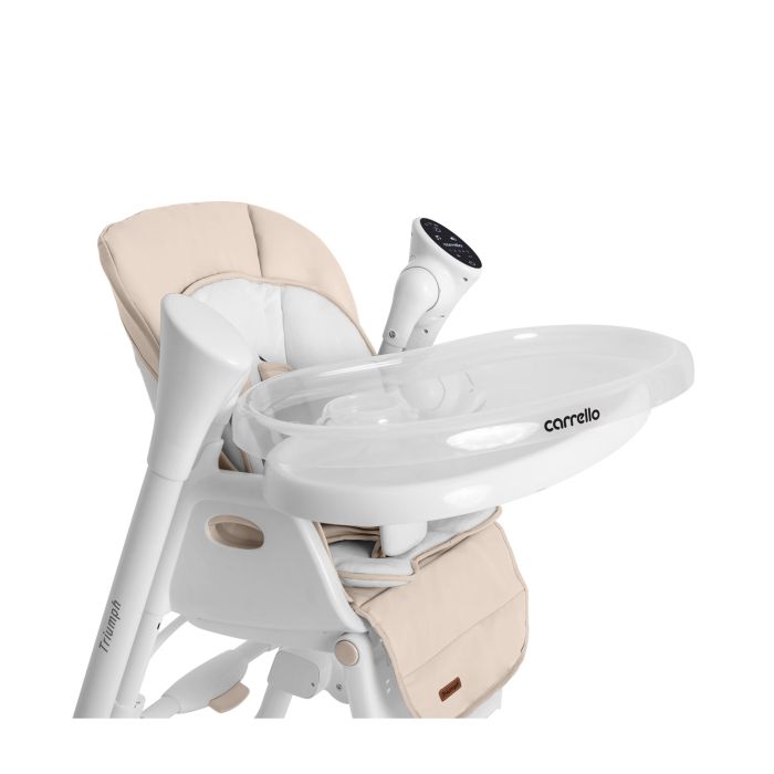 Стільчик-гойдалка CARRELLO Triumph сенсорна панель CRL-10302 Cream Beige