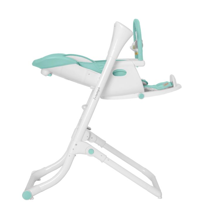 Стільчик-гойдалка CARRELLO Triumph сенсорна панель CRL-10302 Mint Green