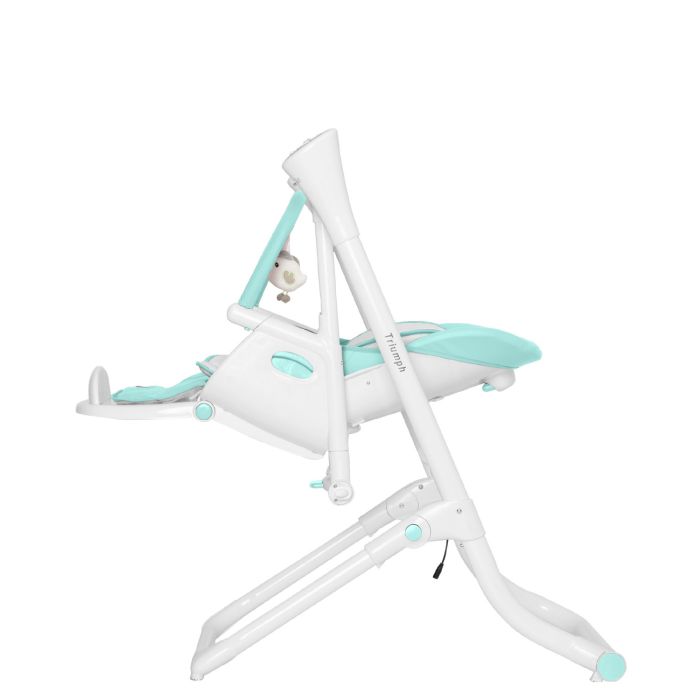 Стільчик-гойдалка CARRELLO Triumph сенсорна панель CRL-10302 Mint Green