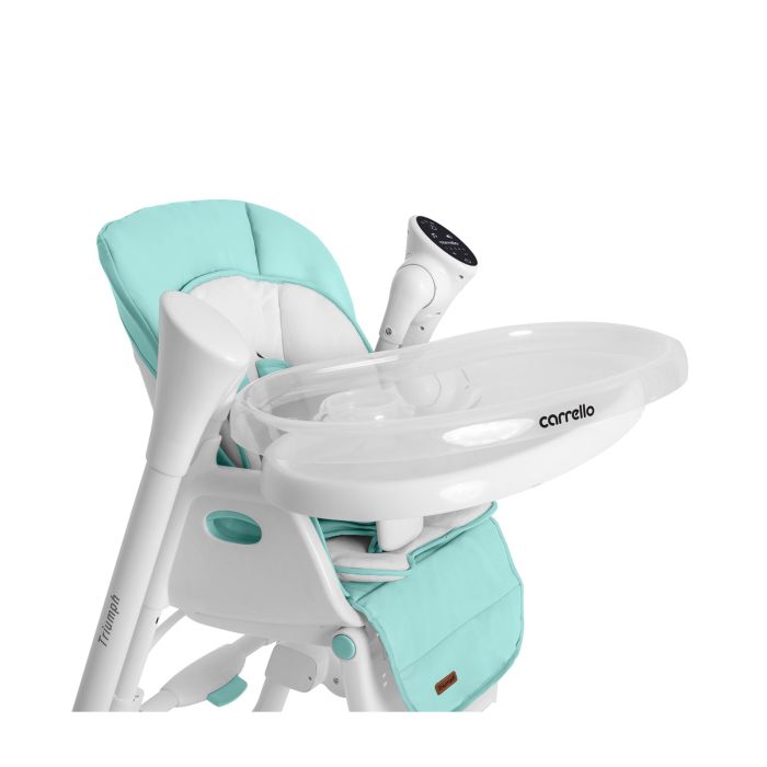 Стільчик-гойдалка CARRELLO Triumph сенсорна панель CRL-10302 Mint Green