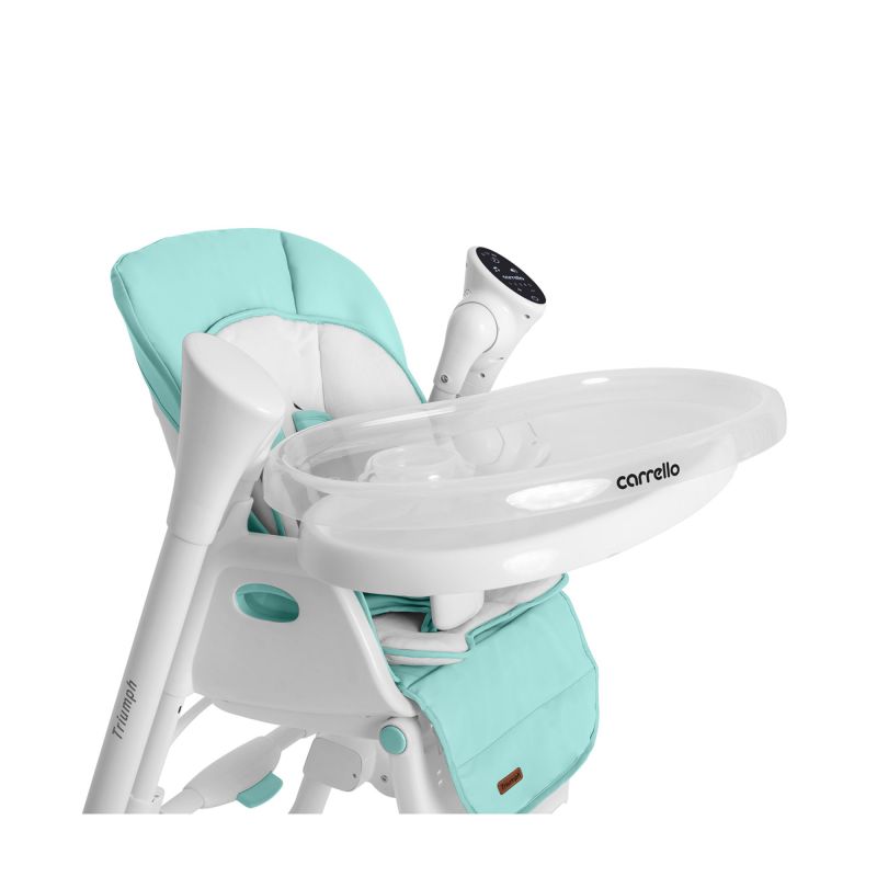 Стульчик-качели CARRELLO Triumph сенсорная панель CRL-10302 Mint Green