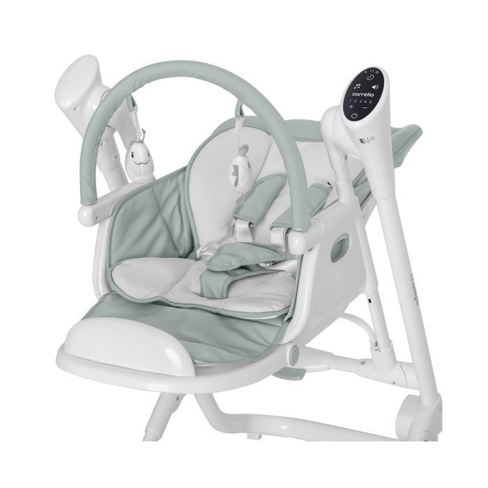 Стільчик-гойдалка CARRELLO Triumph сенсорна панель CRL-10302 Cloud Grey