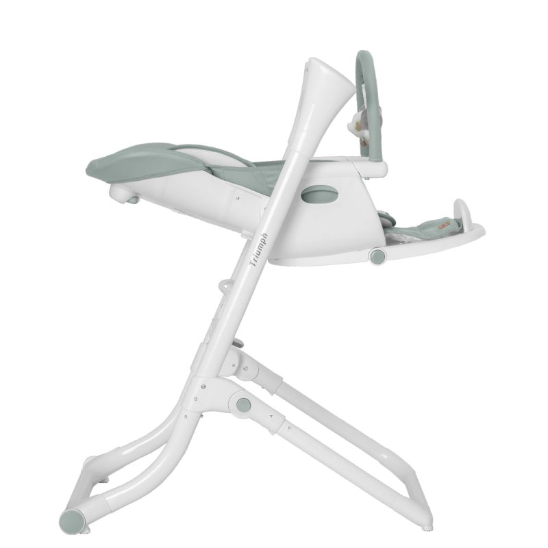 Стульчик-качели CARRELLO Triumph сенсорная панель CRL-10302 Cloud Grey