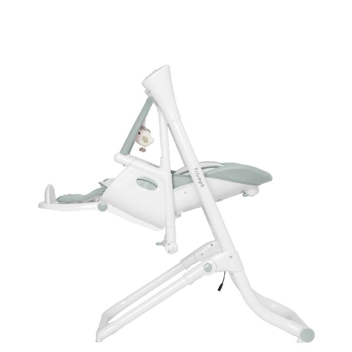 Стільчик-гойдалка CARRELLO Triumph сенсорна панель CRL-10302 Cloud Grey