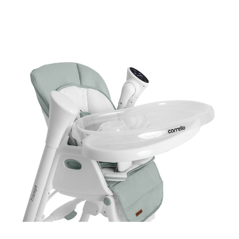 Стульчик-качели CARRELLO Triumph сенсорная панель CRL-10302 Cloud Grey